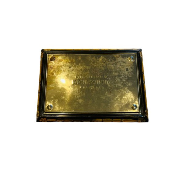 E. Otto Schmidt Biscuit Tin from Nurnberg Germany With a Paper Story in German - Picture 10 of 13